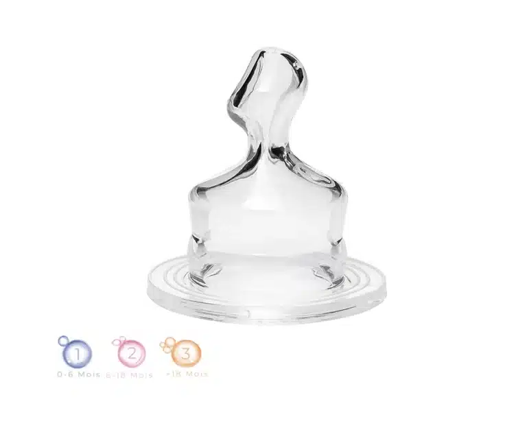 Tetine orthodontic en silicone